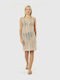 Verde Women's Mini Beach Dress Gold