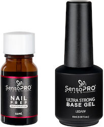 Set Nail Prep Dehydrator și Ultra Strong Gel de Bază SensoPro Milano Set Nail Prep Dehydrator și Ultra Strong Gel de Bază SensoPro Milano