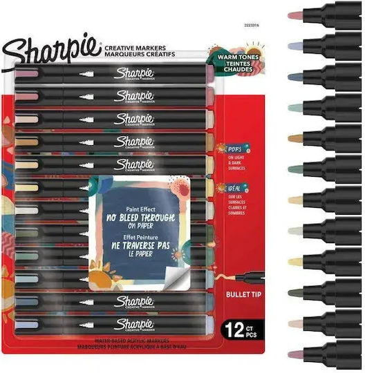Sharpie Маркери Комплект 12 Бройки