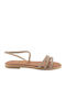 Women's Flat Sandals Gold