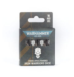 Warhammer 40,000 Chaos Space Marines Iron Warriors Dice