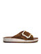 Leather Women's Anatomic Sandals Tabac Brown