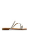 Women's Flat Sandals Silver