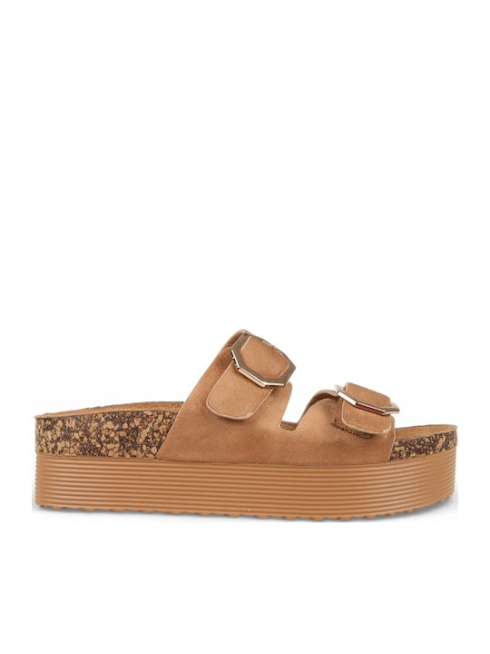 Women's Flat Sandals Brown