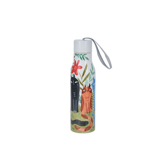 Thermosflasche Rostfreier Stahl 500ml Katzen Der Blumen