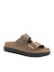 Women's Flat Sandals Flatforms Khaki