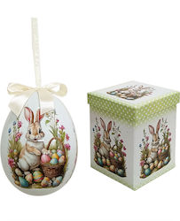 Jk Home Décor Αυγό Κουνελάκια Κουτί 15cm