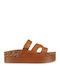 Women's Flat Sandals Brown