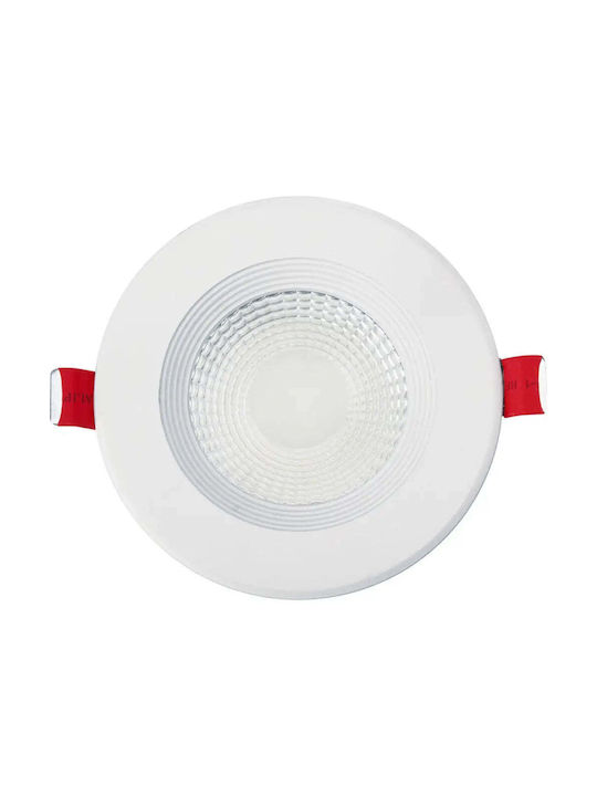 Horoz Electric Spot Rotund Încorporat Cu LED Și Lumină Alb Rece Alb
