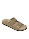 Leder Herrensandalen in Grün Farbe
