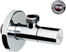 Robinet De Închidere 1/2 X 3/8 Ths Thermostyle Top Argintiu
