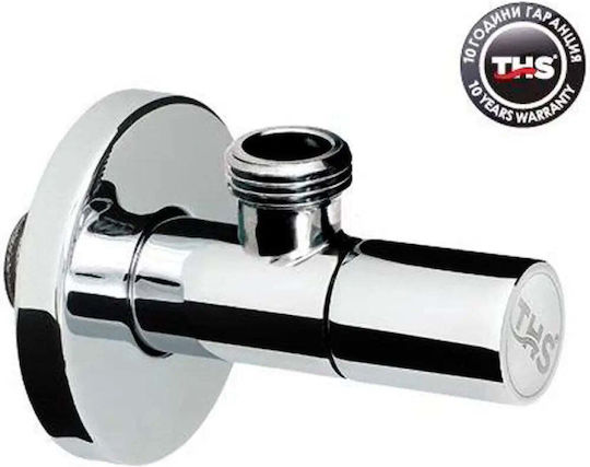 Robinet De Închidere 1/2 X 3/8 Ths Thermostyle Top Argintiu