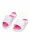 Flip Flops with Platform in White Colour