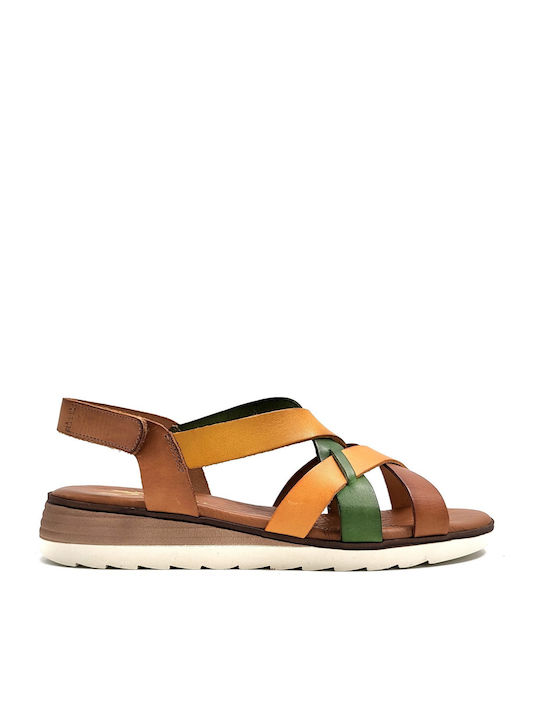 Sommer Damenplattformen Tabac Braun