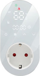 Termostat Priză Ambianzza 16wtp Wifi Digital Smart Crono Alb Programabil Zilnic Săptămânal 16 A Wifi Control la Distanță Termostat Priză Ambianzza 16wtp Wifi Digital Smart Crono Alb Programabil Zilnic Săptămânal 16 A Wifi Control la Distanță