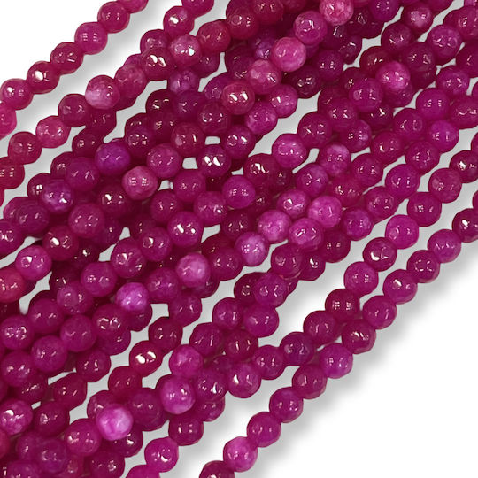 Jade Fuchsia Beads 5mm Natural – Series 37cm 90 Pieces