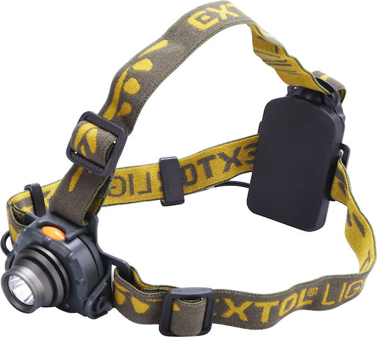 Extol Lanternă Reîncărcabilă de Tip Cască LED cu Luminozitate Maximă 120lm