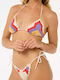 Skimpy Bikini Slip με Κορδονάκια Red