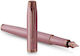 Parker IM Rosy Mauve BRT Fountain Pen Medium Purple Made of Brass