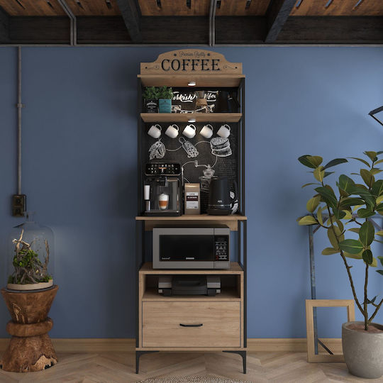 Στήλη Κουζίνας Walnut 90x44.7x21.2εκ. Στήλη Κουζίνας Walnut 90x44.7x21.2εκ.