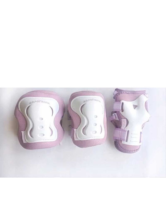 Athlopaidia Kinder Roller Schutzausrüstung Rosa