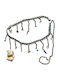 Kinder Gürtel Dekorative Gürtel Kette Mark909 Silber