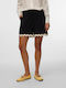 Damen Leinen Shorts Schwarz Birch