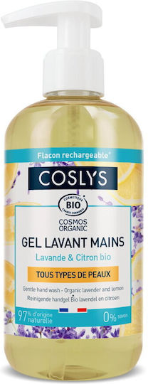 Organic Hand Gel Lemon Lavender Extract Soap-free 300ml