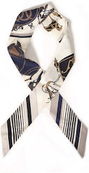 Μεταξωτό Scrunchie Print Μαντηλιού