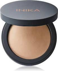 Inika Organic Baked Mineral Foundation Compact Mineral Powder Shade Strength Capacity G 8