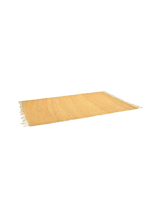 Pakketo Handmade Rectangular Summer Rug from Jute Natural Shade 300x200cm