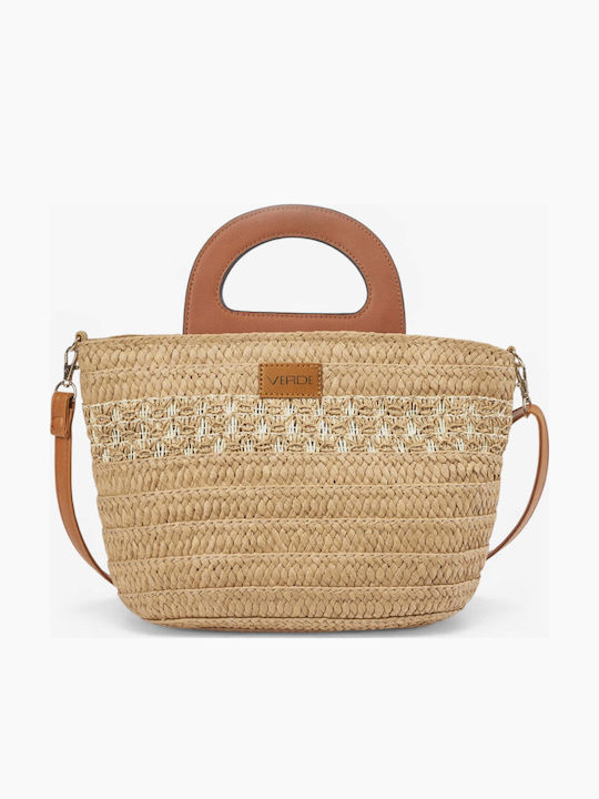 Rattan Gestrickte Damenhandtasche Handtasche Beiges