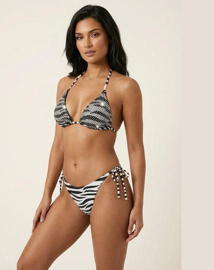 Ophelia's Dream Lenjerie Bikini Zebra Strălucitor Alb 10r5383bwht