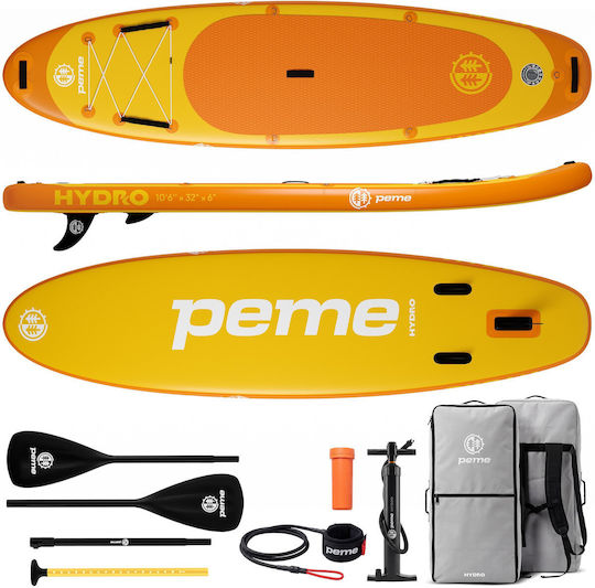 Peme Hydro Aufblasbare SUP Board mit Länge 3.2m Heller Sonnenschein