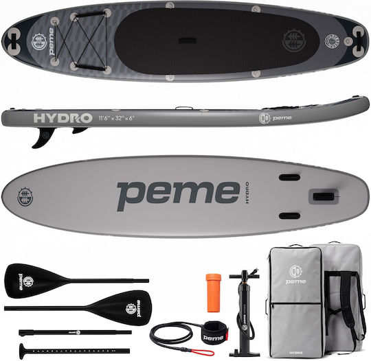 Peme Hydro Φουσκωτή Σανίδα SUP με Μήκος 3.5m Dark Sky