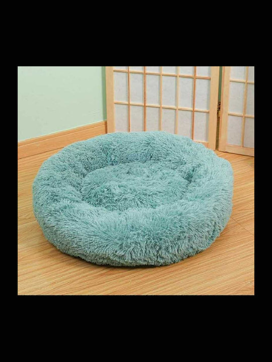 Denik Pets Dog Bed Round Light Blue Mattress 60x60cm