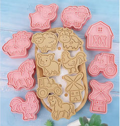 Καλούπι Cookies – Ζωάκια Φάρμας