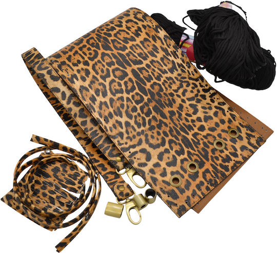 Erato Baby Leopard Pouch Kit Hand Shoulder Yarn Heart 600g Black