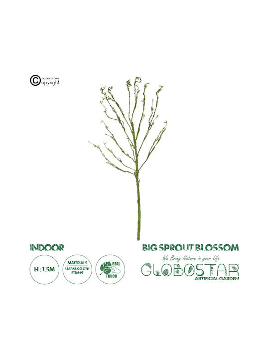 Artificial Garden Big Sprout Blossom Branch Decorative Artificial Green Cabbage Branch Height 150cm
