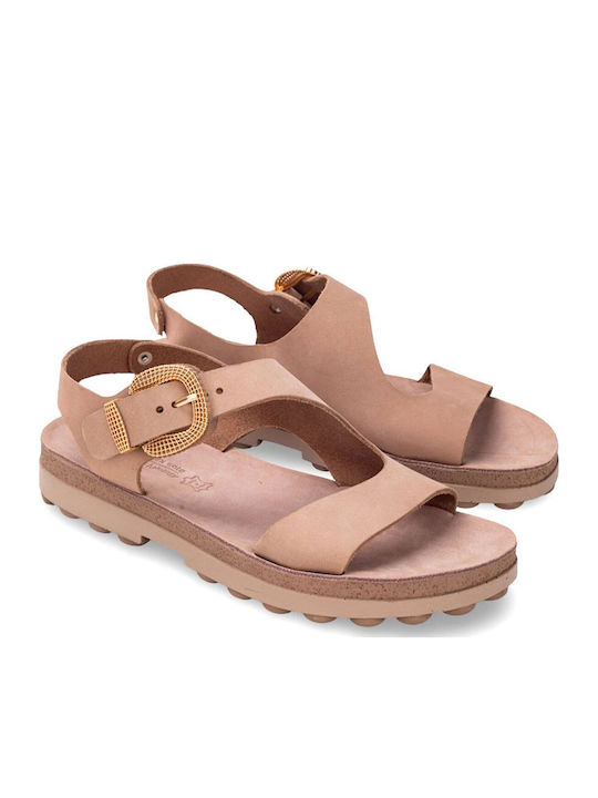 Fantasy Sandals Γυναικεία Ανατομικά Σανδάλια Μπεζ