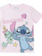 Kids Short-Sleeved Blouse Pink