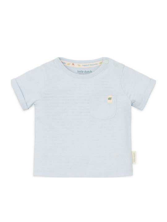 Παιδική Μπλούζα Κοντομάνικη Μπλε Baby Blue