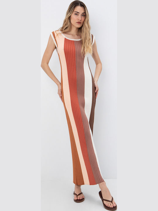 Toi&Moi Summer Maxi Dress Orange