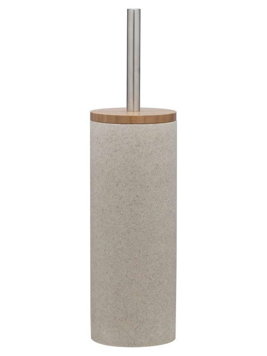 24home.gr Plastic Beige Bathroom Toilet Brush