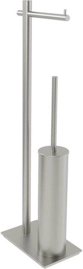 Imex Inox Toilettenbürste Badezimmer Mülleimer Silber