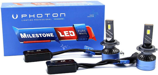 Photon Car Lamps & Motorcycles H7 LED 6000K Cold White 12-24V 2pcs