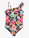 Roxy Morning Flower Παιδικό Μαγιό Ολόσωμο Μood Ιndigo