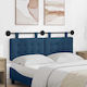 vidaXL Stoff-Kopfstütze Für Bett Beiges 150x55cm