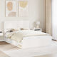 vidaXL Wooden Bed Headboard White 126.5x100cm
