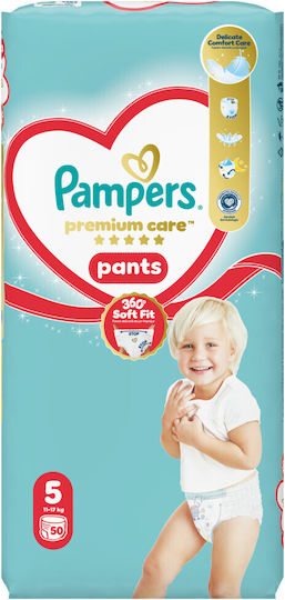 Pampers Diaper Pants Premium Care No 5 for 11-16kg 50 Pieces